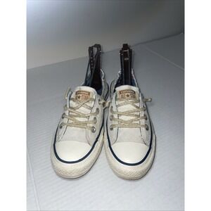Converse All Star Shoreline Slip On White Sneaker Rope Laces Womens Size 7.5